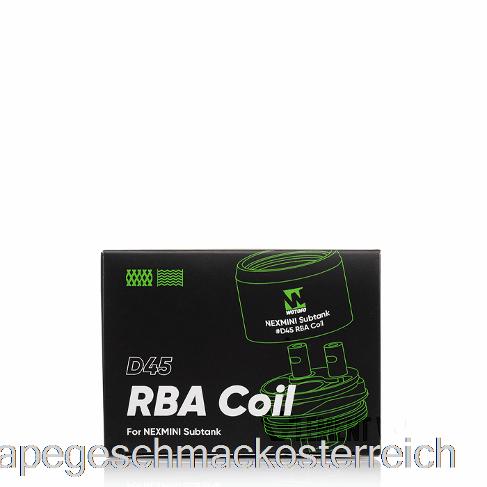 Wotofo Nexmini Ersatzspulen D45 Rba Spule Vape Geschmack
